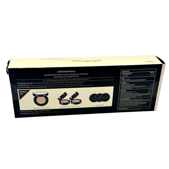 Jung Saem Mool Essential Skin Nuder Cushion Bundle set 14g +(2) Refill 21-Medium - Picture 7 of 9